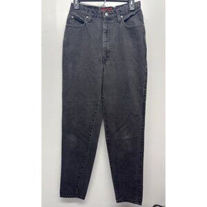Vintage Sasson Modern‎  Black Relaxed High Waist Mom Denim Jeans Women's 12 #39